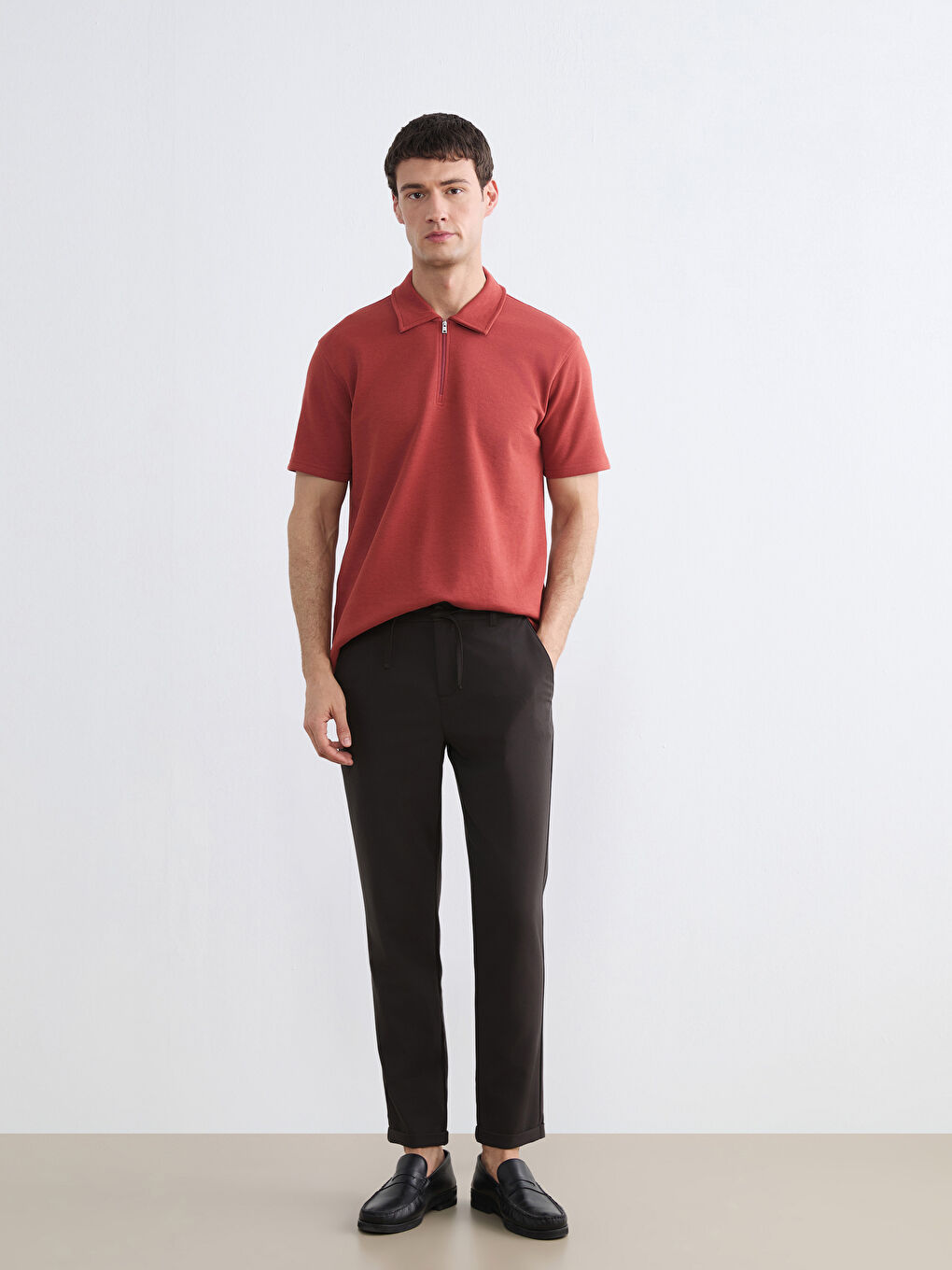 Muškarac NARANČASTA Majica kratkih rukava-1