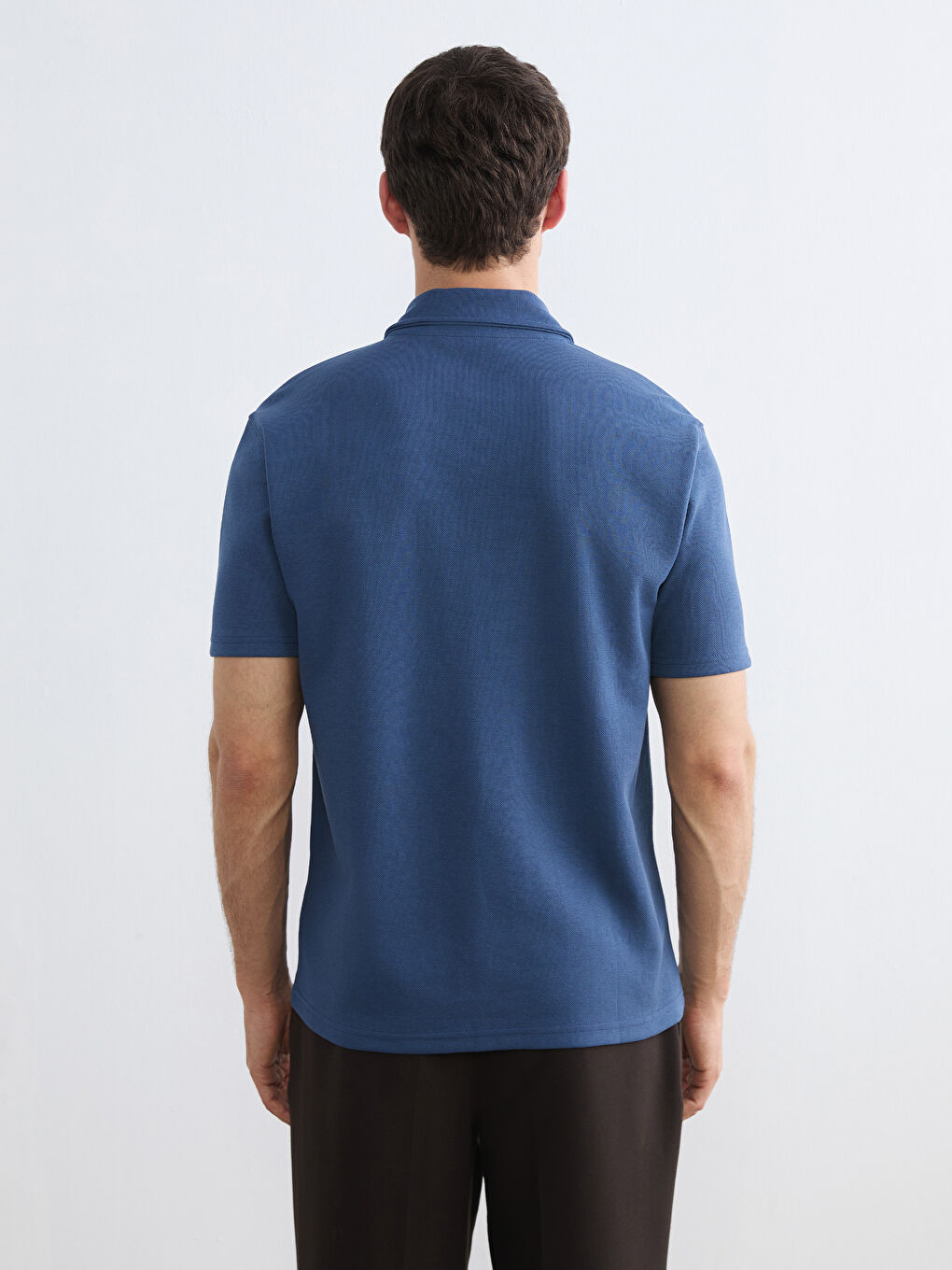 Футболка з коміром поло для чоловіків-3
