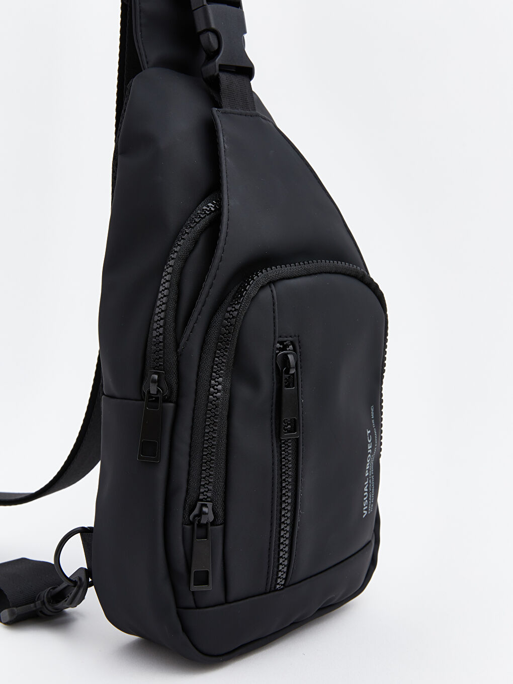 მამაკაცები შავი Sling ჩანთა-2