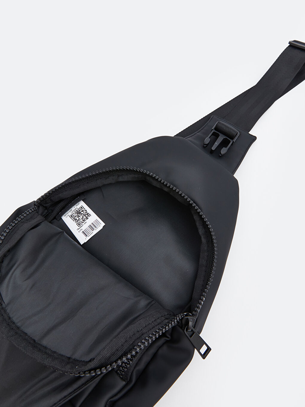 მამაკაცები შავი Sling ჩანთა-3