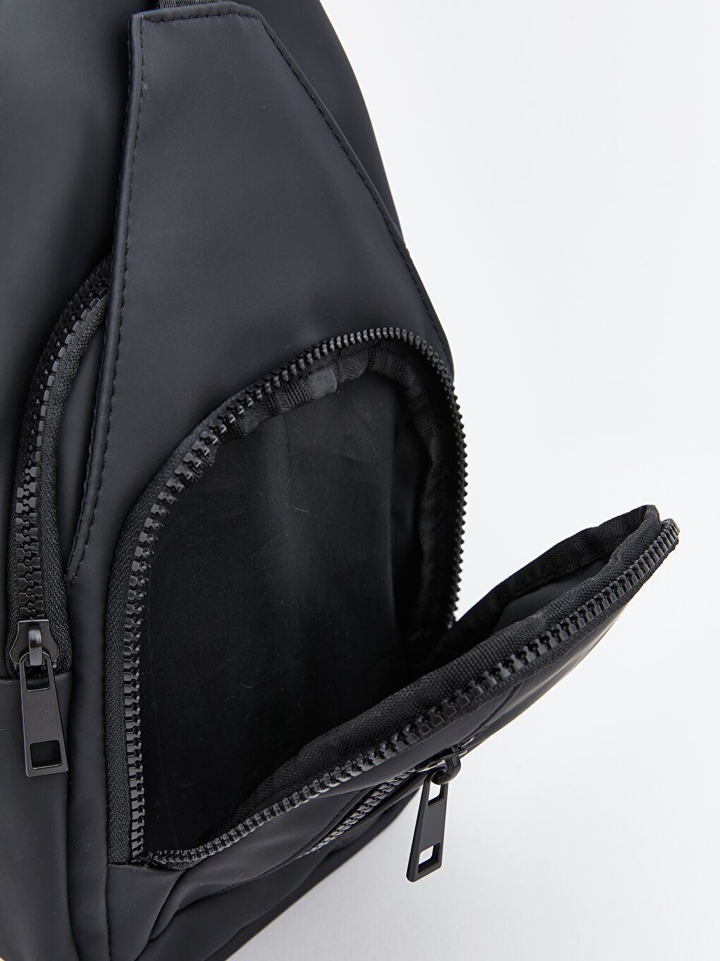 მამაკაცები შავი Sling ჩანთა-4