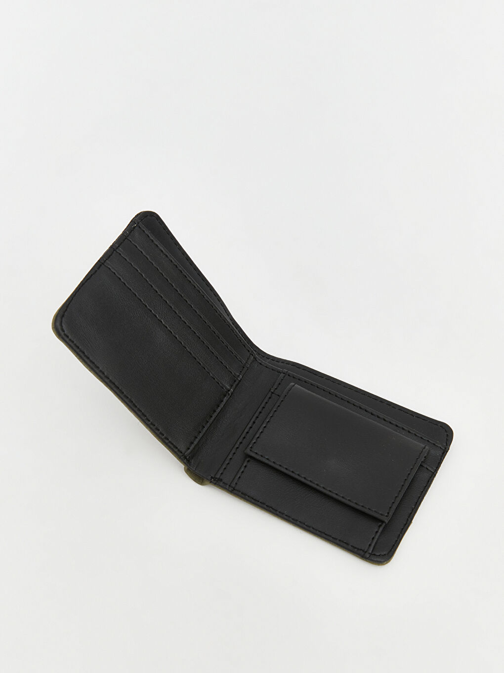 Siyah Deri Görünümlü Erkek Cüzdan-1