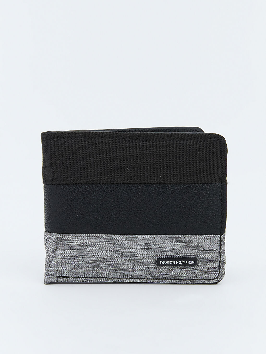 Siyah Deri Görünümlü Erkek Cüzdan