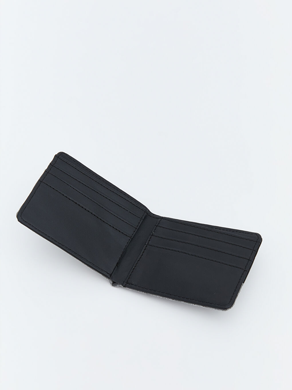 Siyah Deri Görünümlü Erkek Cüzdan-1