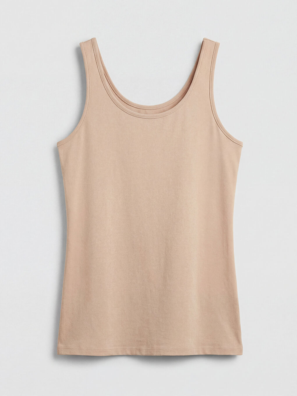 Pembe U Yaka Askılı Kadın Atlet 2'li-1