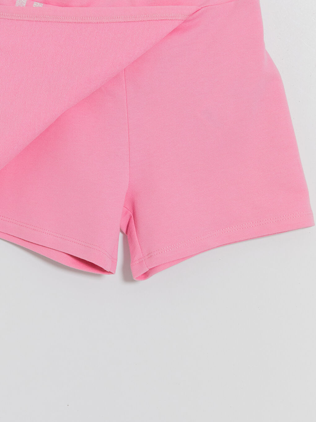 Lila Çizgili Kız Çocuk Şort Etek	-3