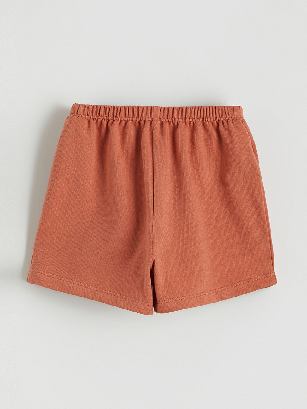 Ekru Bisiklet Yaka Erkek Bebek Tişört ve Şort-4