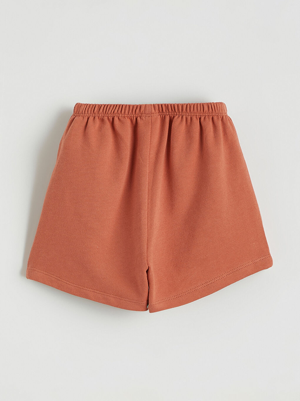 Ekru Bisiklet Yaka Erkek Bebek Tişört ve Şort-6