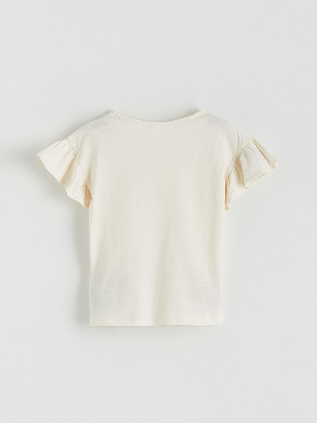 Girls' T-shirt with Bicycle Print-2