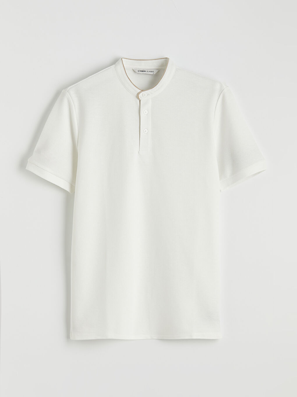 Футболка с воротником-стойкой для него-4