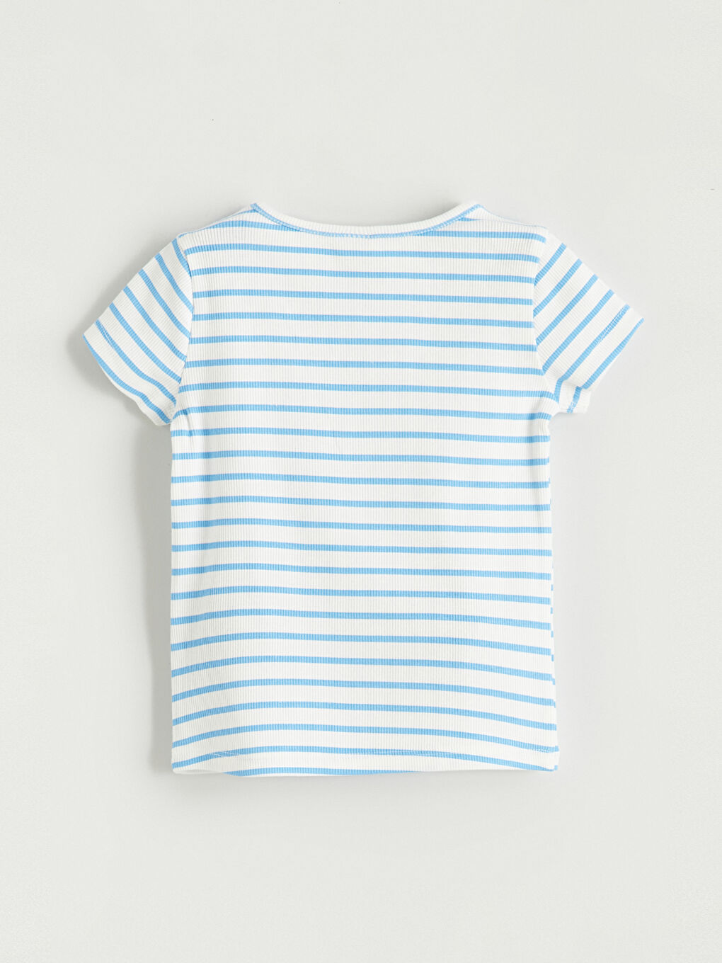 Девочки Голубой Футболка-2