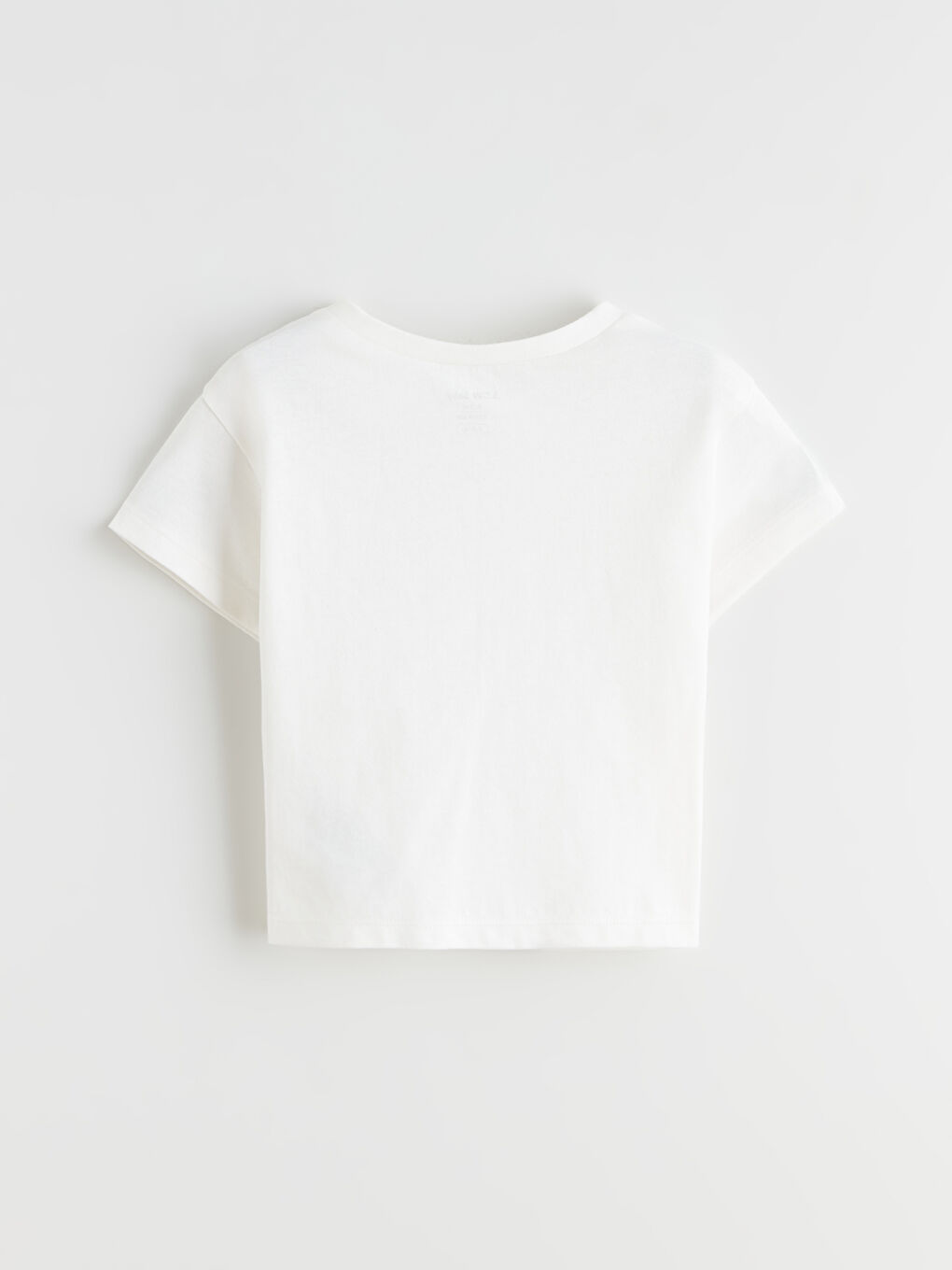 Ekru Bisiklet Yaka Kız Bebek Tişört ve Tayt-3