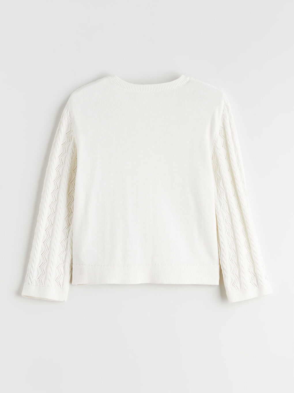 Kiraz Nakışlı Kız Çocuk Triko Hırka-1