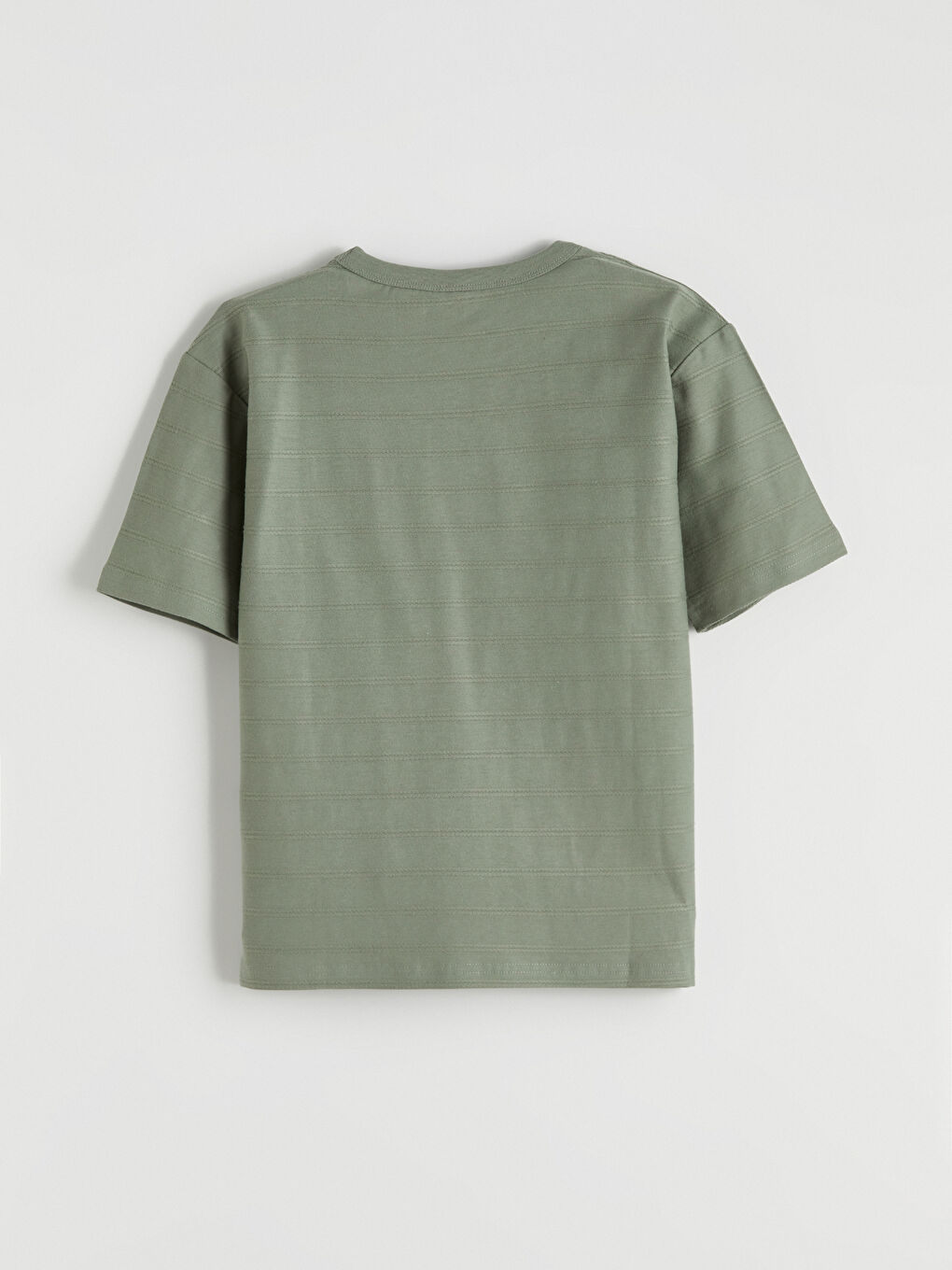 Haki Erkek Çocuk Kısa Kollu Tişört ve Şort-4