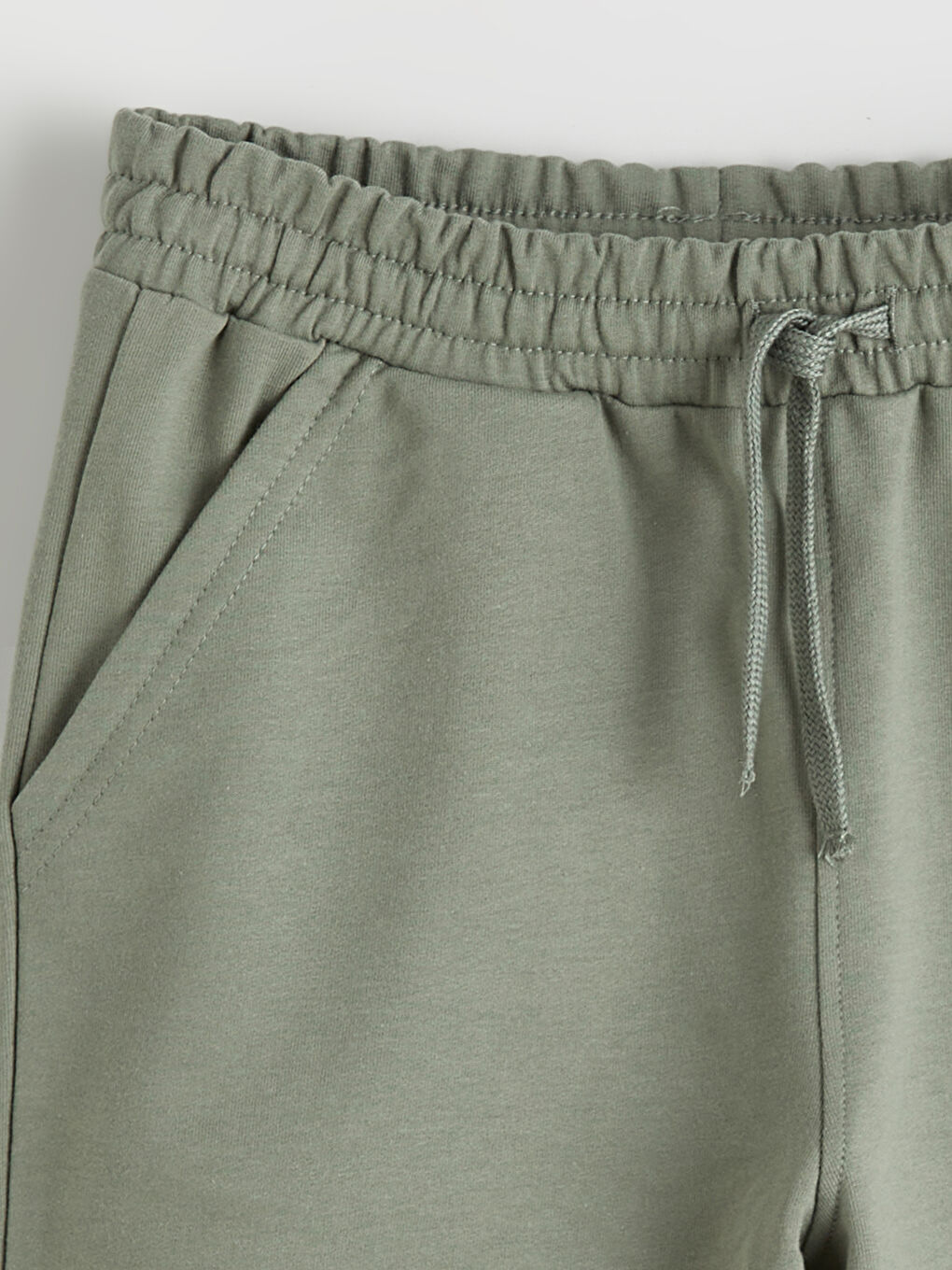 Haki Erkek Çocuk Kısa Kollu Tişört ve Şort-6