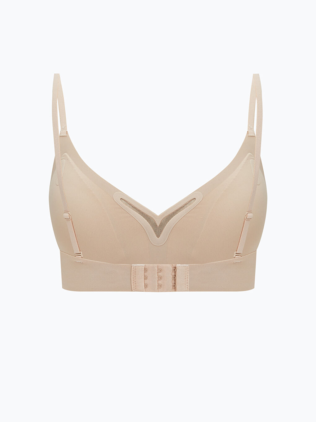 Pembe Balensiz Dolgusuz Düz Üçgen Sütyen	-1