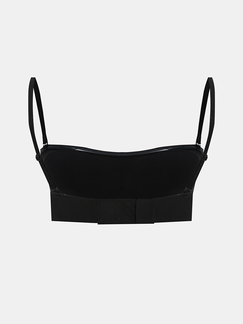 Siyah Balensiz Dolgusuz Straplez Sütyen	-1