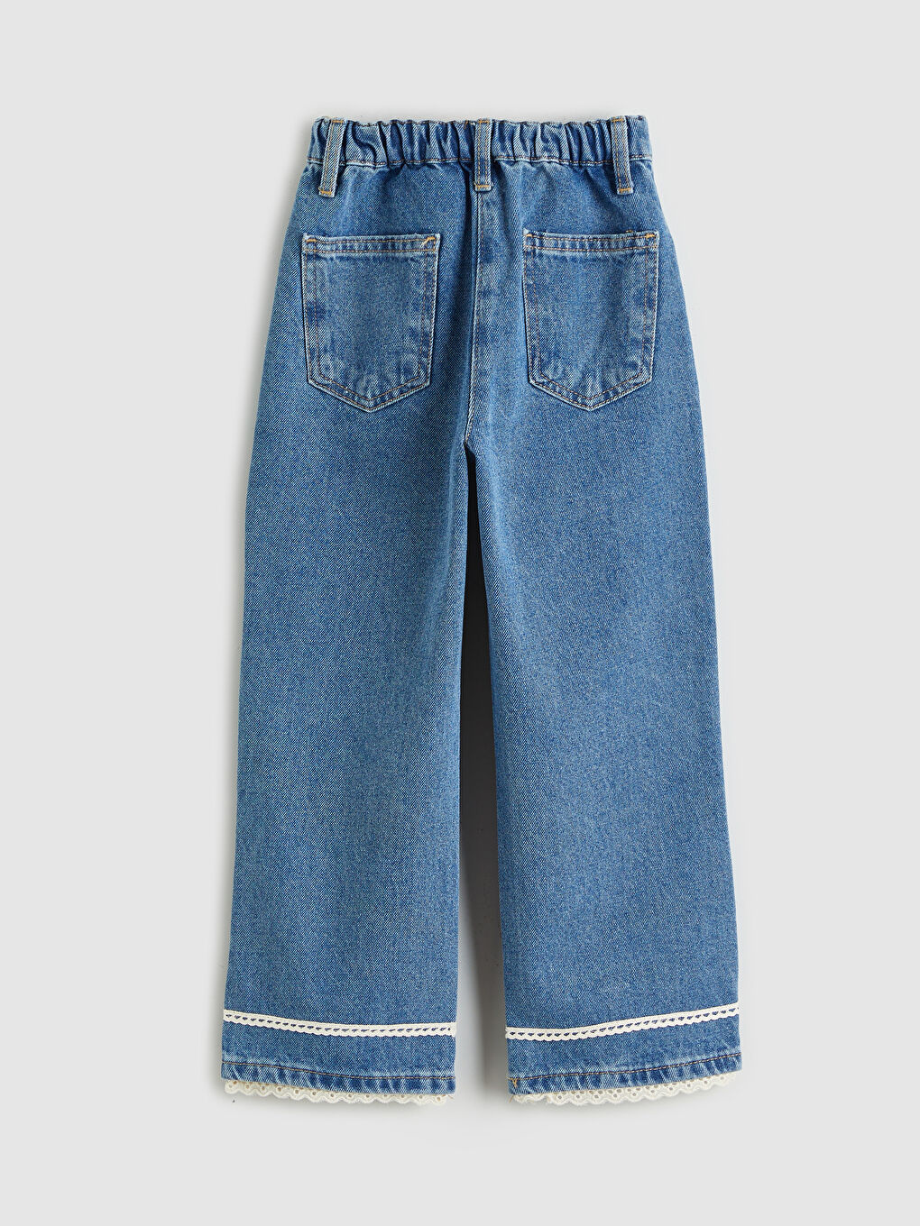 Mavi Regular Fit Kız Çocuk Jean Pantolon-1