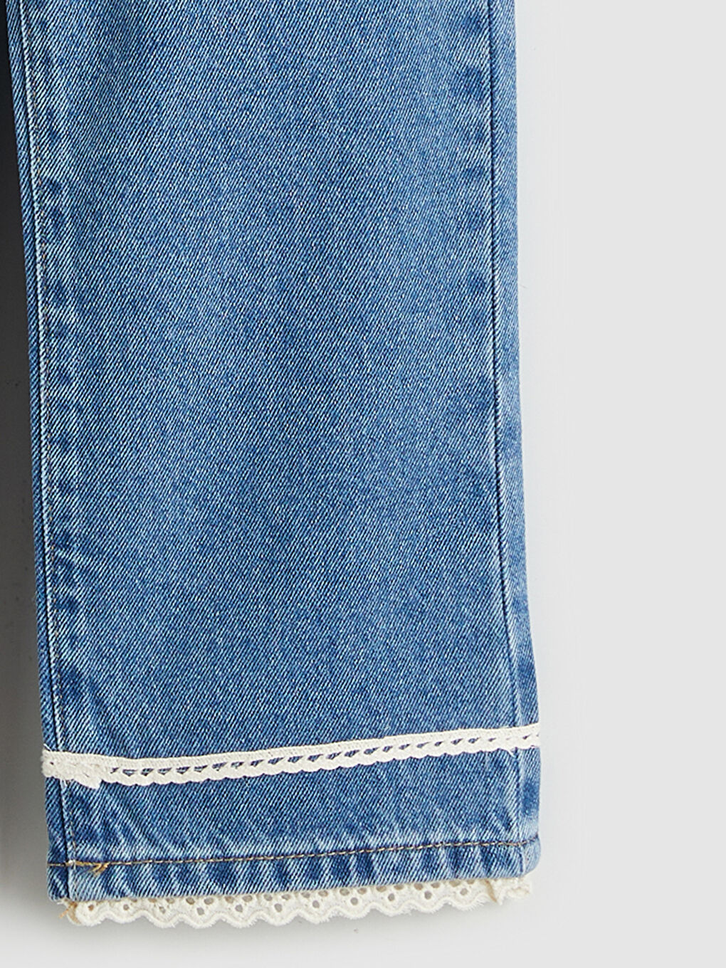 Mavi Regular Fit Kız Çocuk Jean Pantolon-2