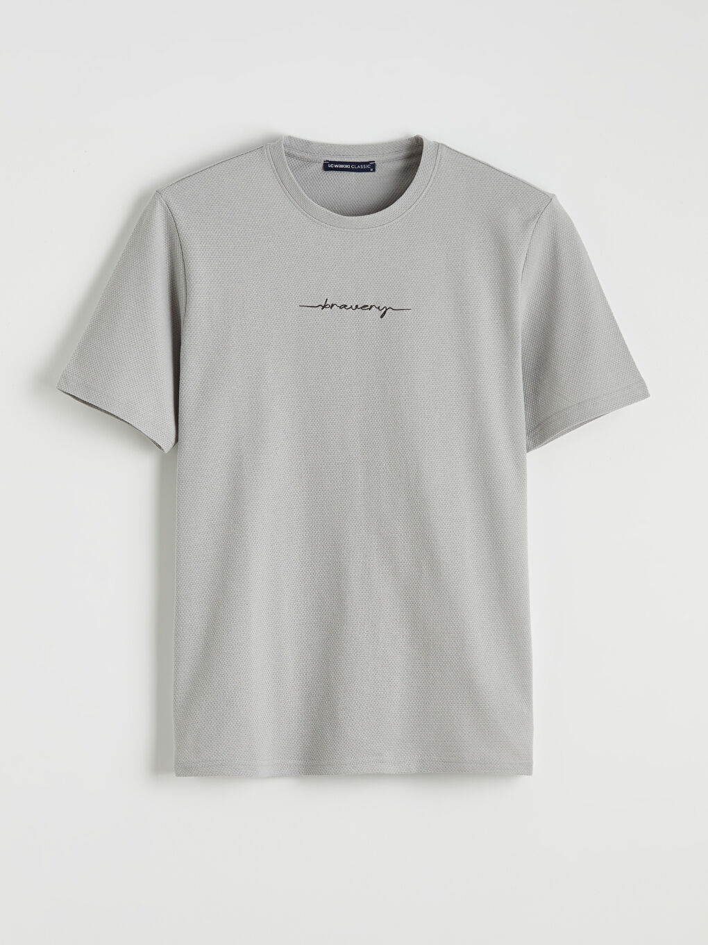 T-shirt homme en jersey à col rond-4