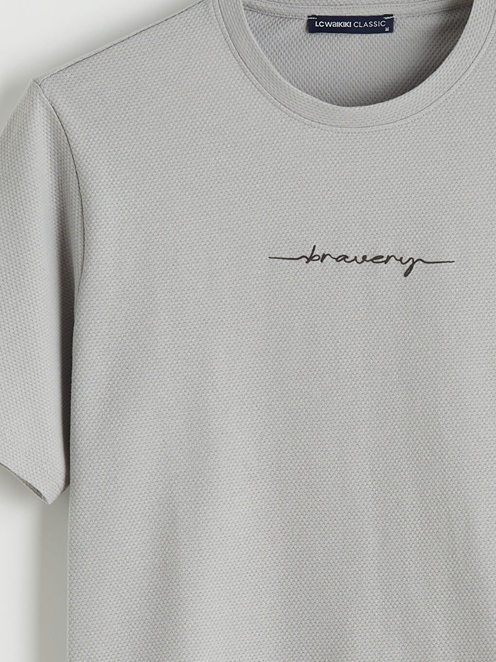 T-shirt homme en jersey à col rond-5