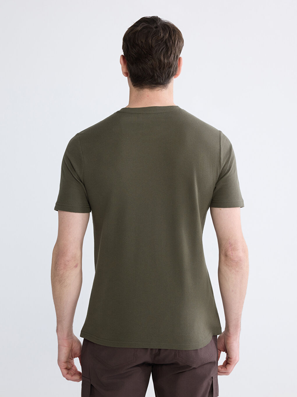 Κοντομάνικο Μπλουζάκι Ανδρικό με Στρογγυλή Λαιμόκοψη-6