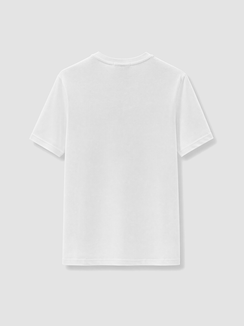 Tricou Basic Cu Guler Rotund Imprimat Din Bumbac Pentru Bărbați Mărimi Mari-2