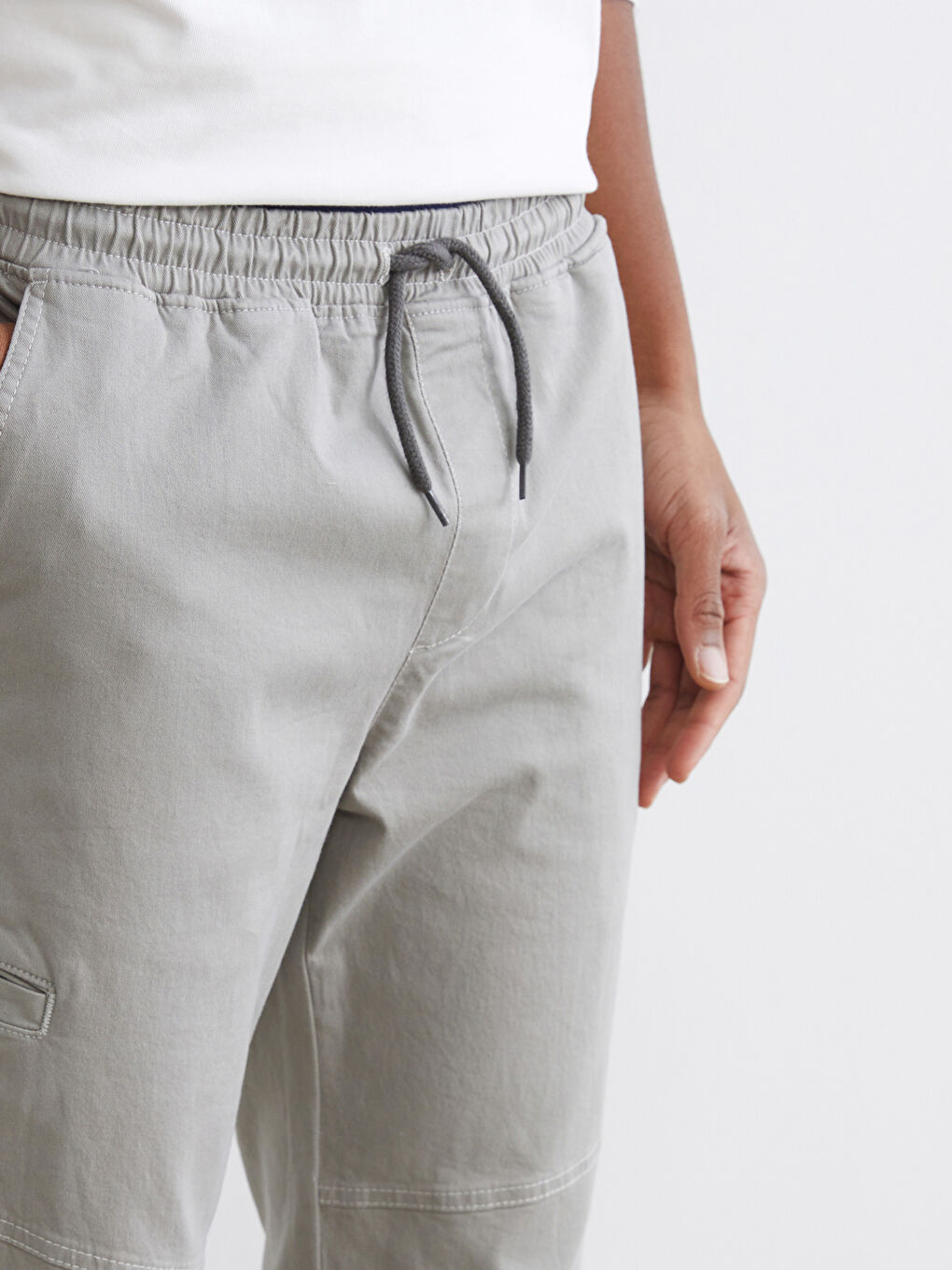 Man BEIGE Jogger Trousers-2