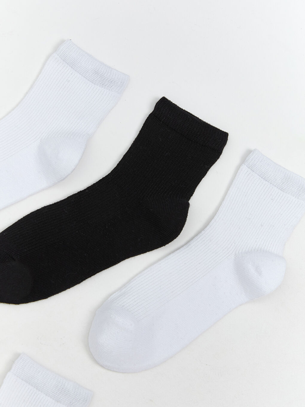 Șosete până la gleznă ALB Fată-1