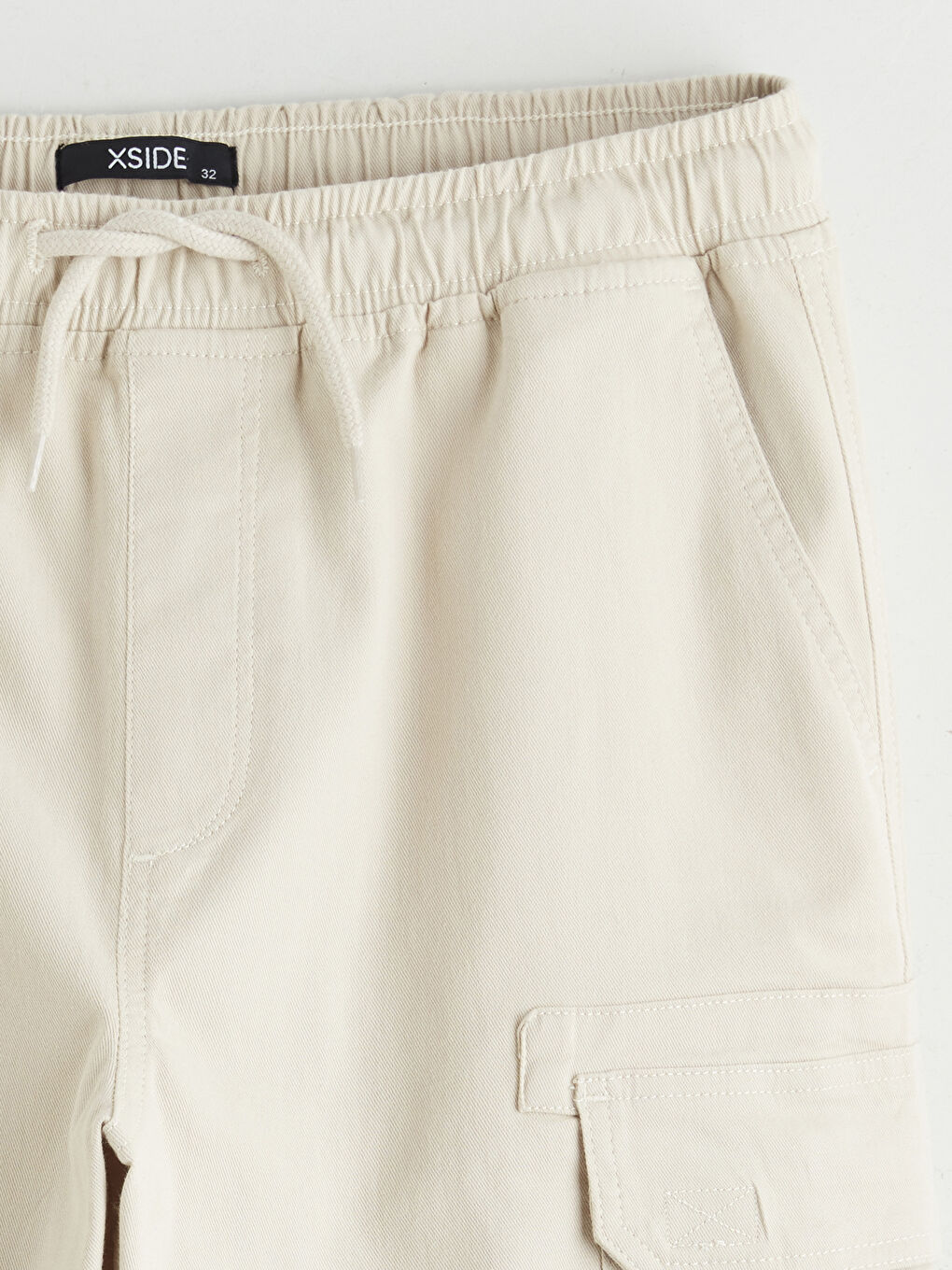 Man BEIGE Cargo Trousers-5