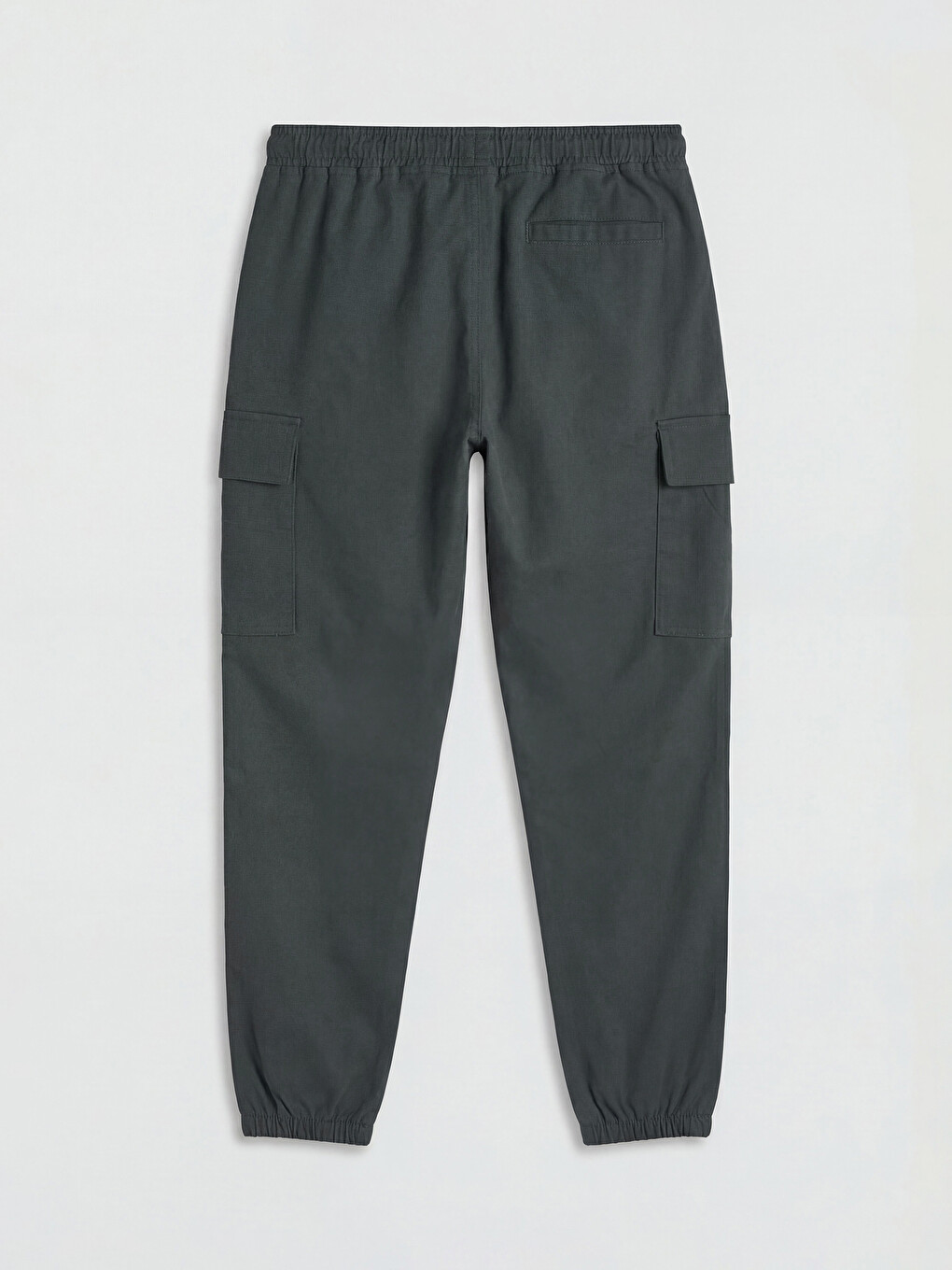 Regular Fit Gabardine Men's Cargo Trousers-5
