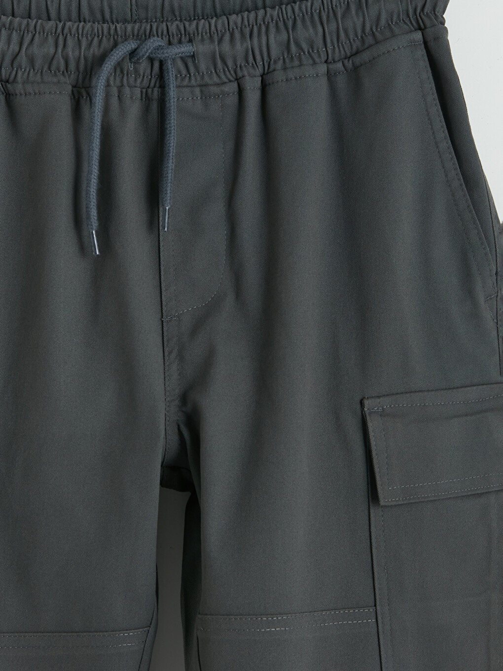 Regular Fit Gabardine Men's Cargo Trousers-6