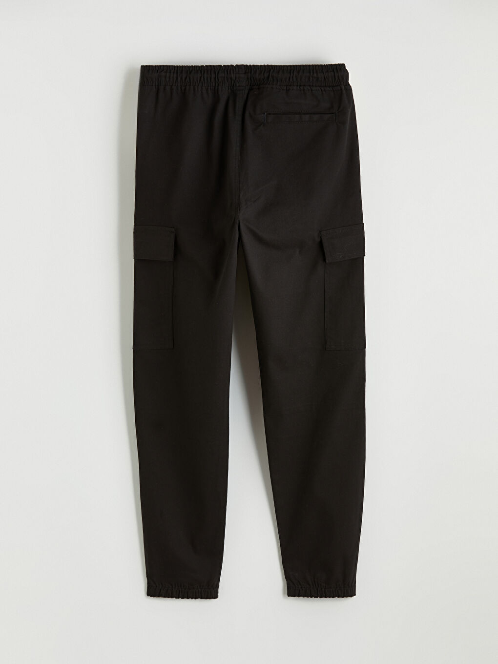 Man BLACK Cargo Trousers-6