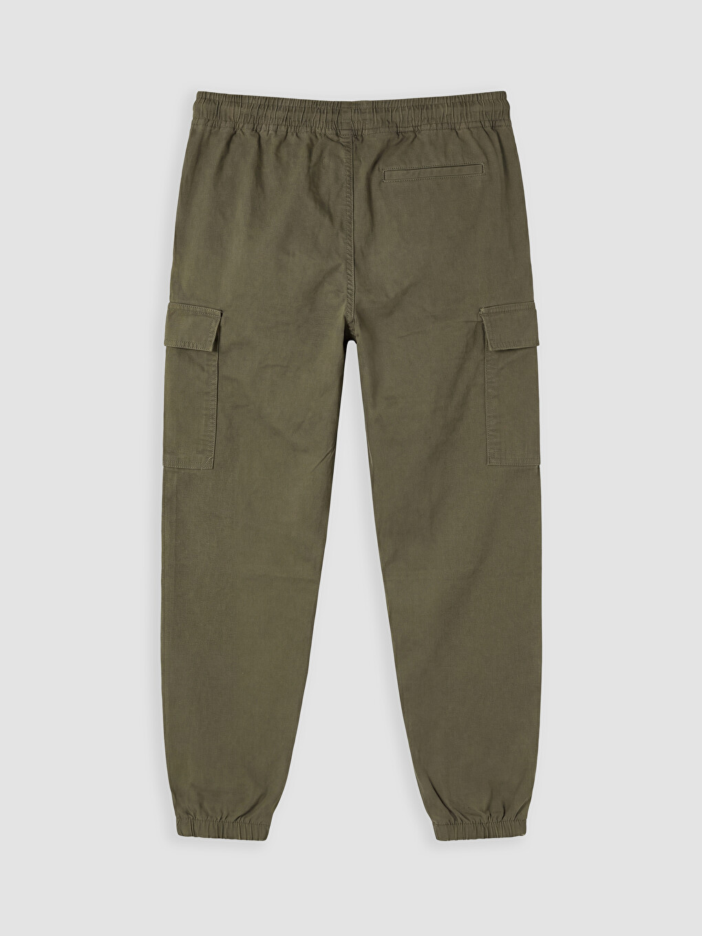 Regular Fit Gabardine Men's Cargo Trousers-6