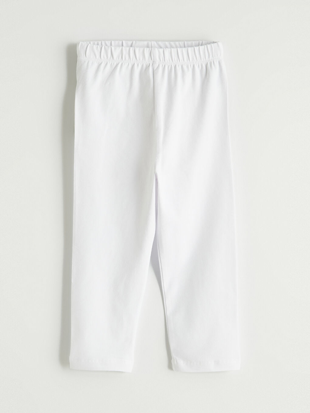 Beyaz Basic Kız Çocuk Tayt