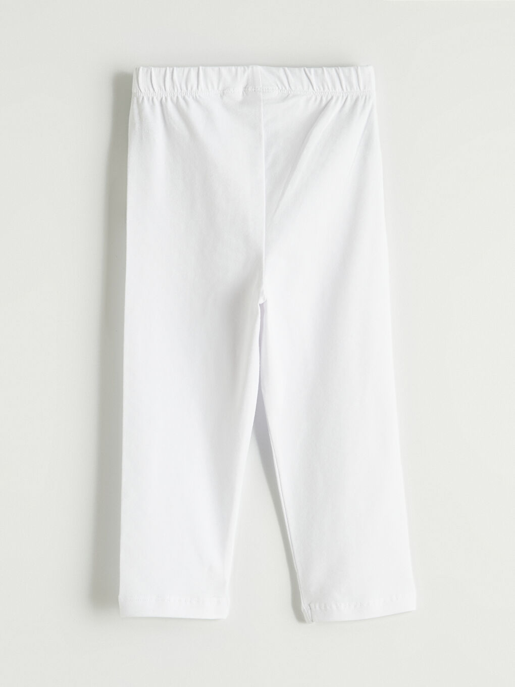 Beyaz Basic Kız Çocuk Tayt-2