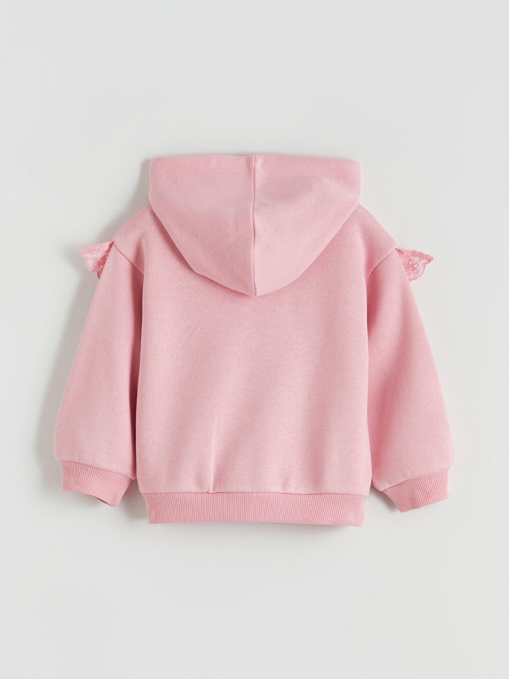 Қыздар қызғылт Сыдырмасы бар свитшот-3