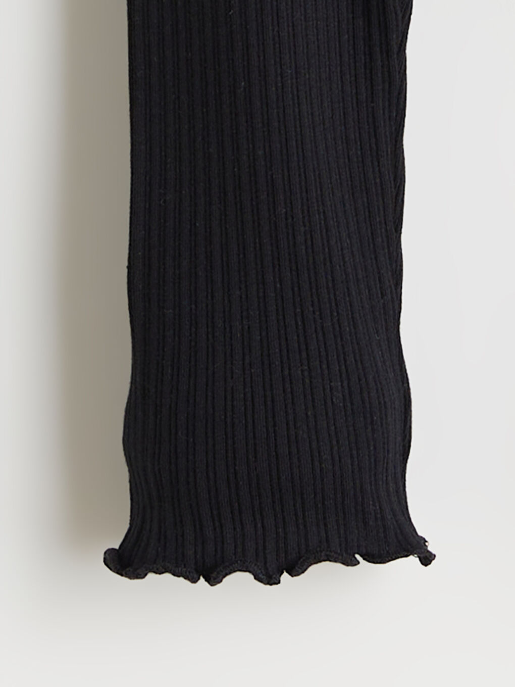 Siyah Fitilli Kız Çocuk Tayt-1