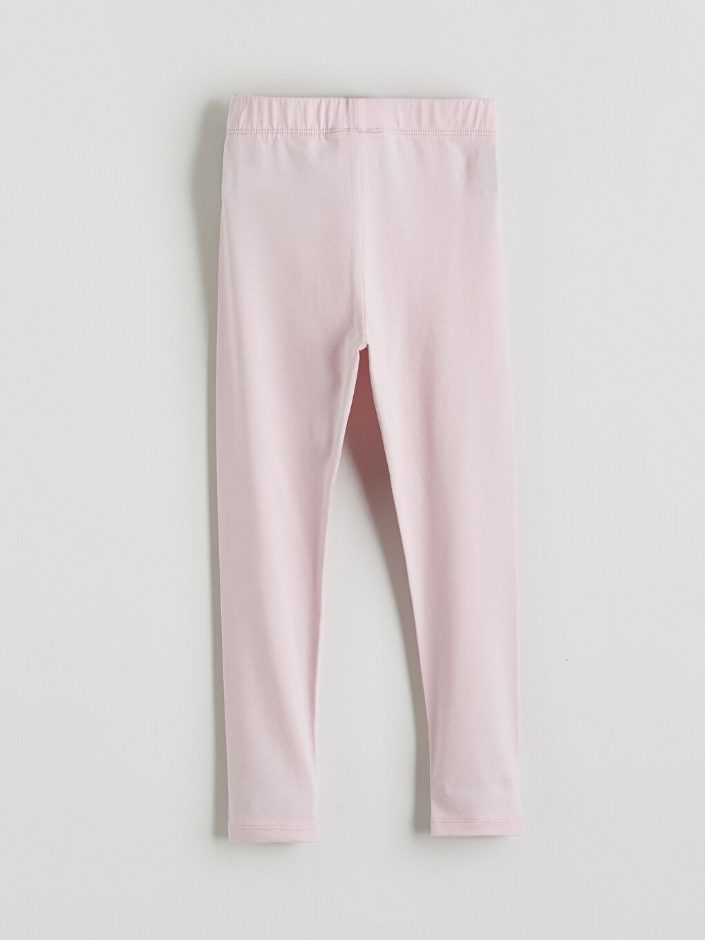 Pembe Beli Lastikli Kız Çocuk Tayt-2