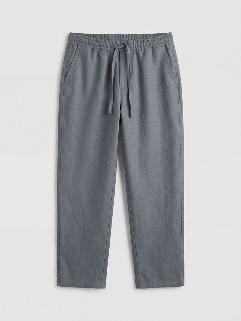 Pantalon Homme Coupe Ample Aspect Lin-4