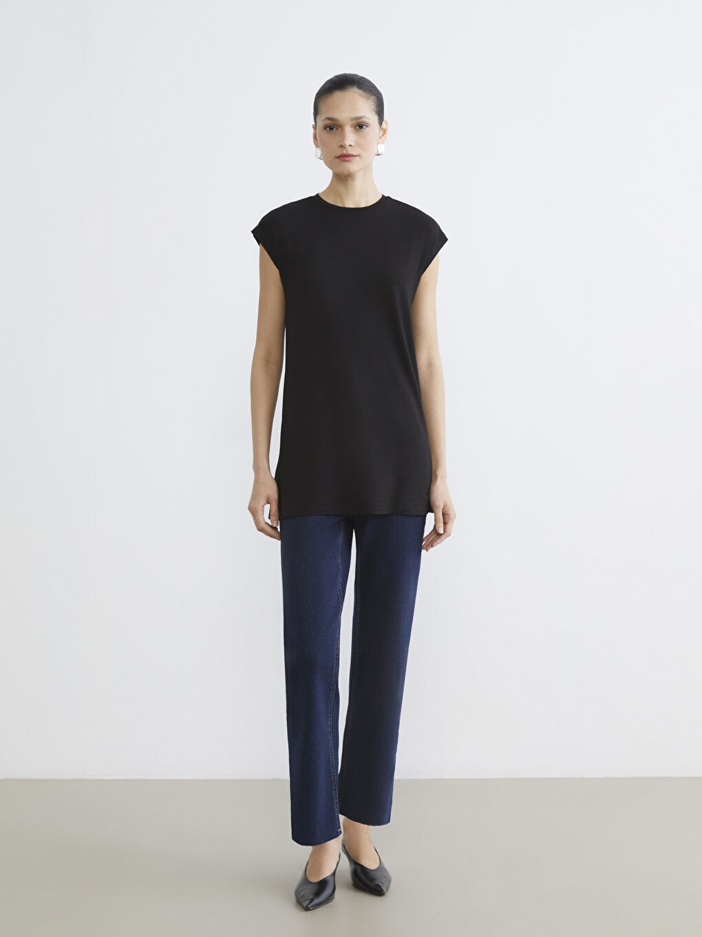 Crew Neck Woman T-Shirt-1