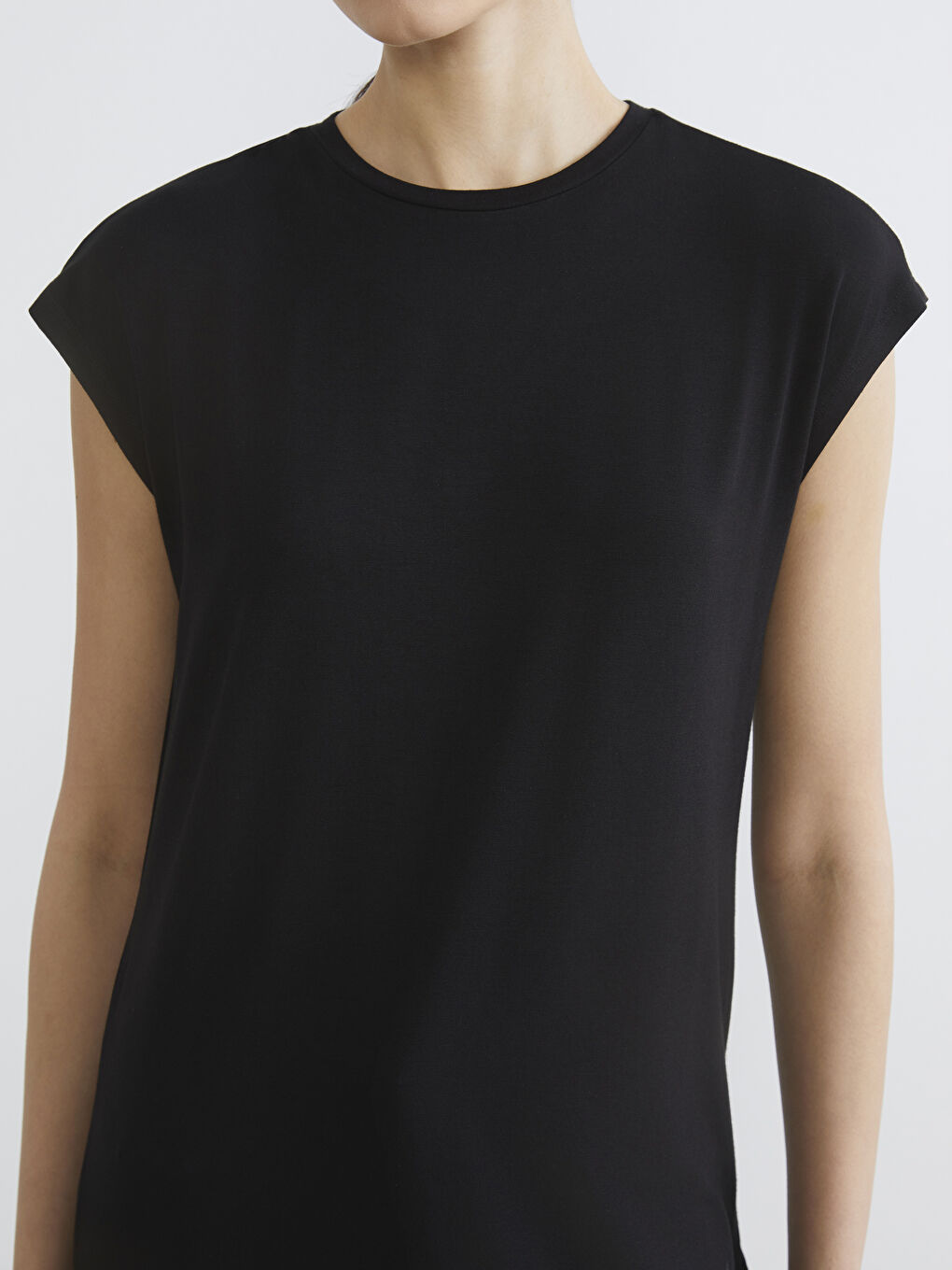 Crew Neck Woman T-Shirt-2