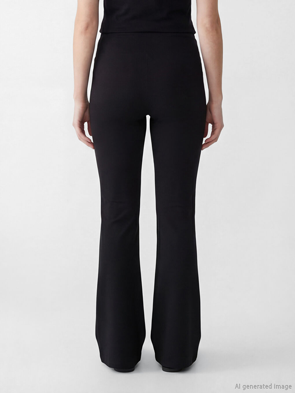 High Waist Flare Women's Leggings-1