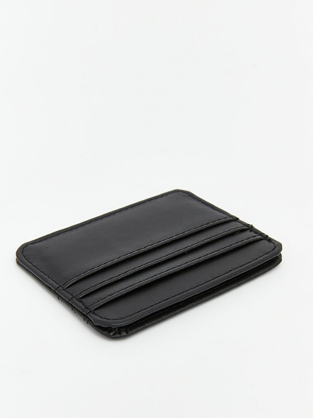 Siyah Deri Görünümlü Erkek Kartlık-1