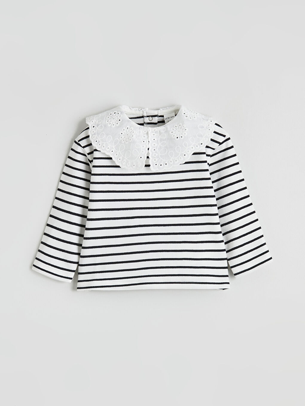 Peter Pan Collar Baby Girl Blouse and Leggings-1