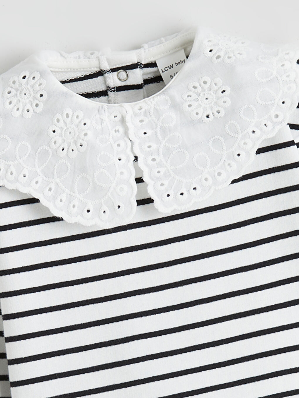 Peter Pan Collar Baby Girl Blouse and Leggings-2