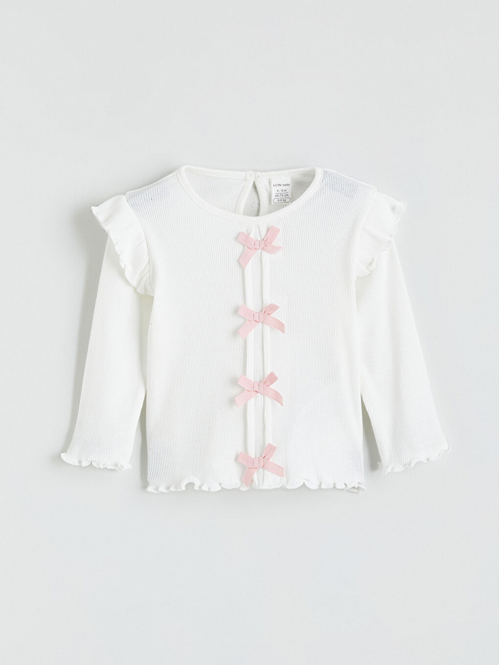 Ruffle Detail Baby Girls' Blouse and Leggings-1