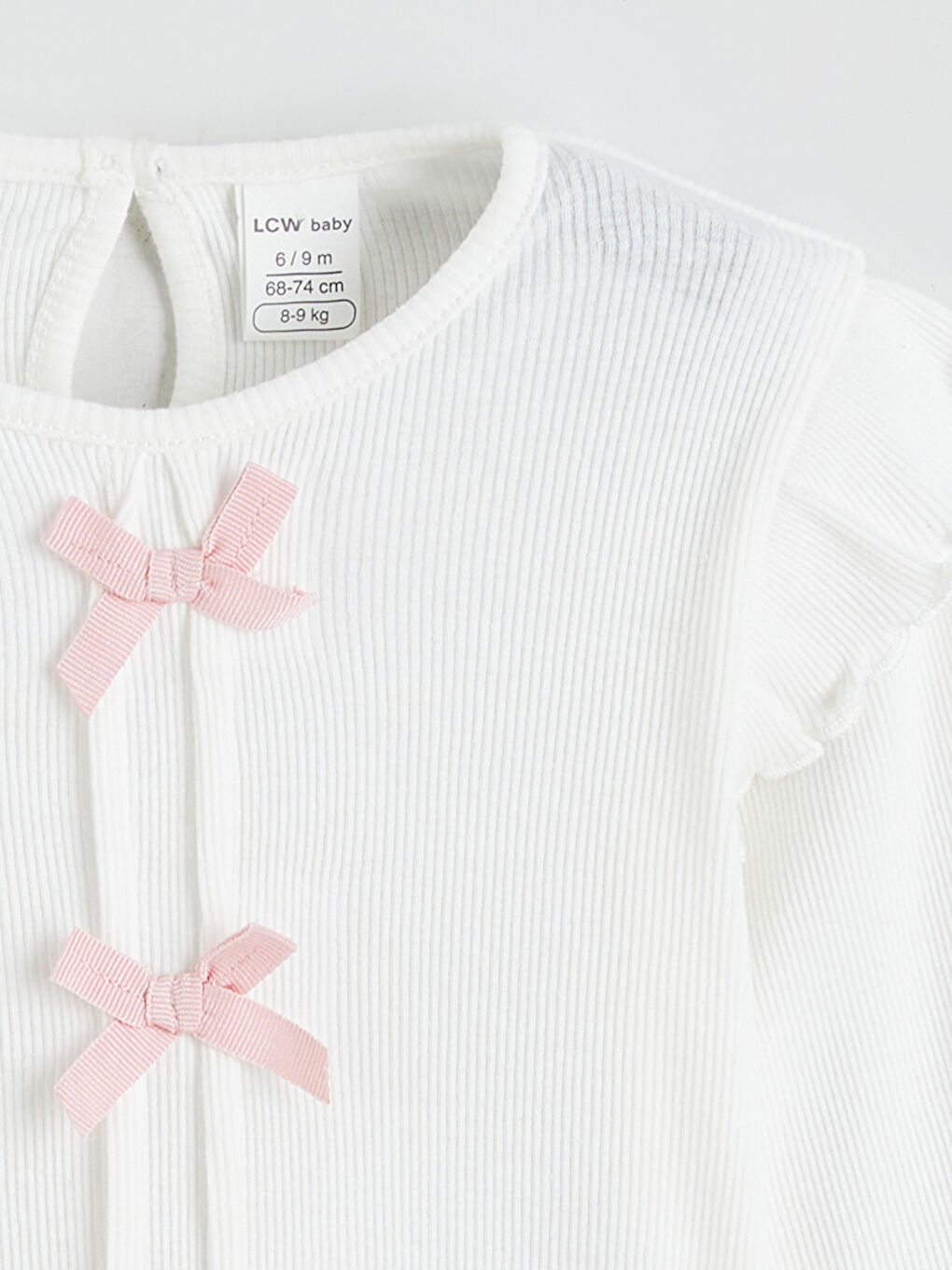 Ruffle Detail Baby Girls' Blouse and Leggings-2