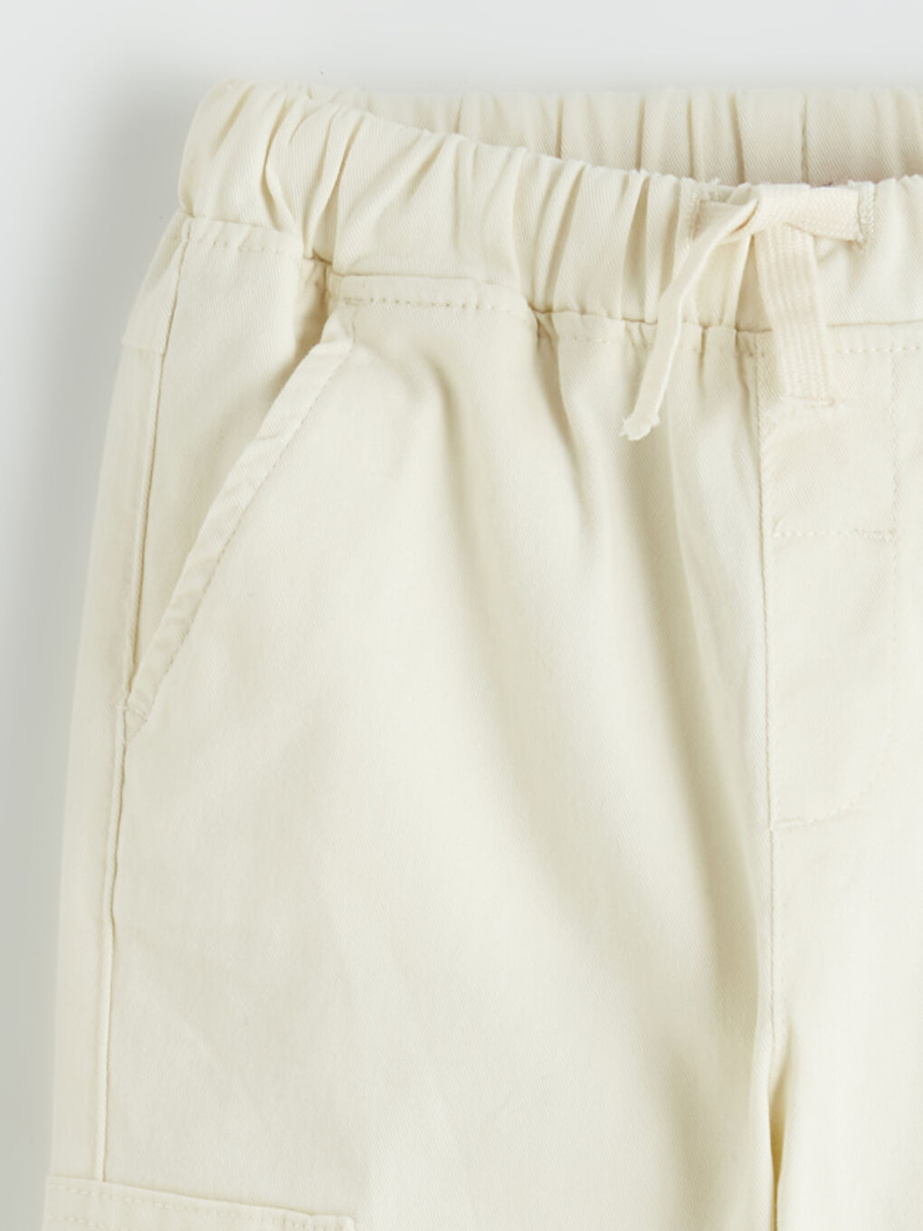 Boy BEIGE Cargo Trousers-1