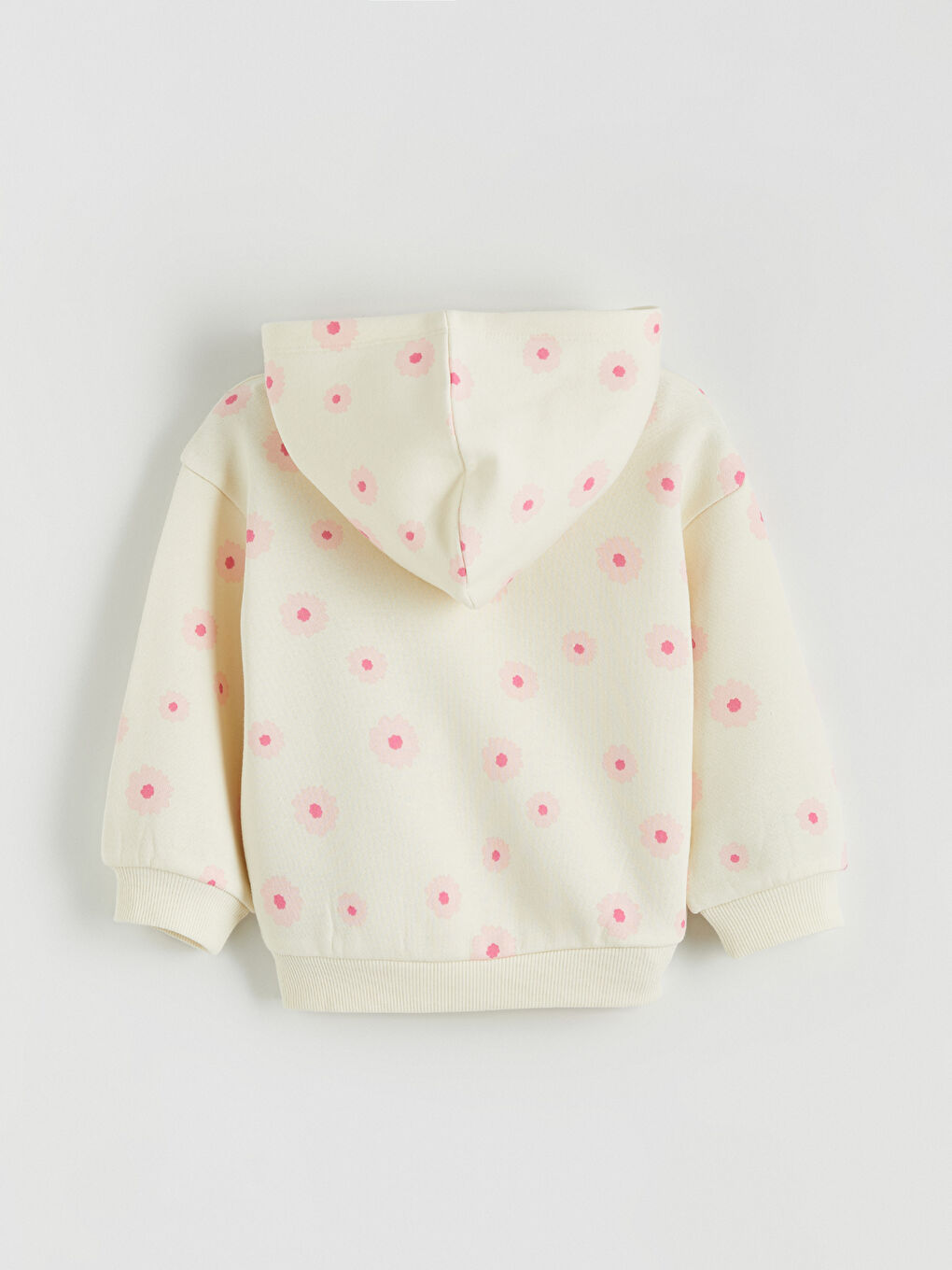 Mädchen ECRU Reißverschluss-Sweatshirt-2